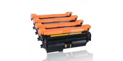 Complete set of 4 Compatible HP CF320A-CF321A-CF322A-CF323A (652A / 653A) Colours  Laser Cartridges